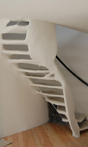 sculptural staircase
